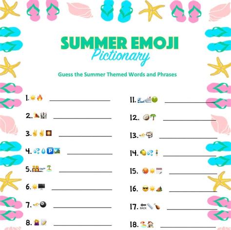 pictionary with emojis|emoji pictionary game printable.